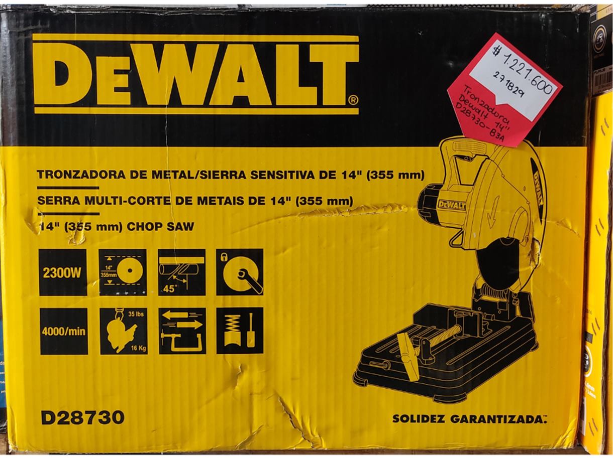 tronzadora dewalt